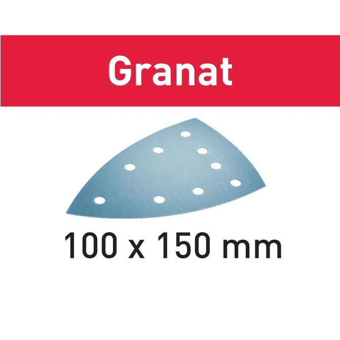 Festool Granat Delta P60 Schleifblatt Delta 100x150 mm, Krnung 60, 10 Stck im Beutel