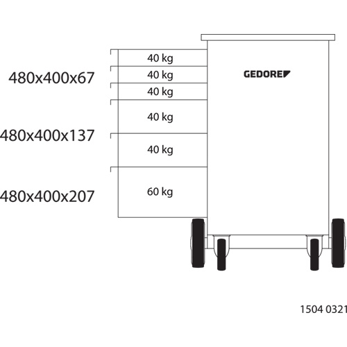 Gedore  1504 0321