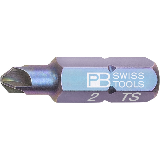 PB Swiss Tools C6.187/2 PrecisionBit Torq-Set, 25 mm lang, maat #2