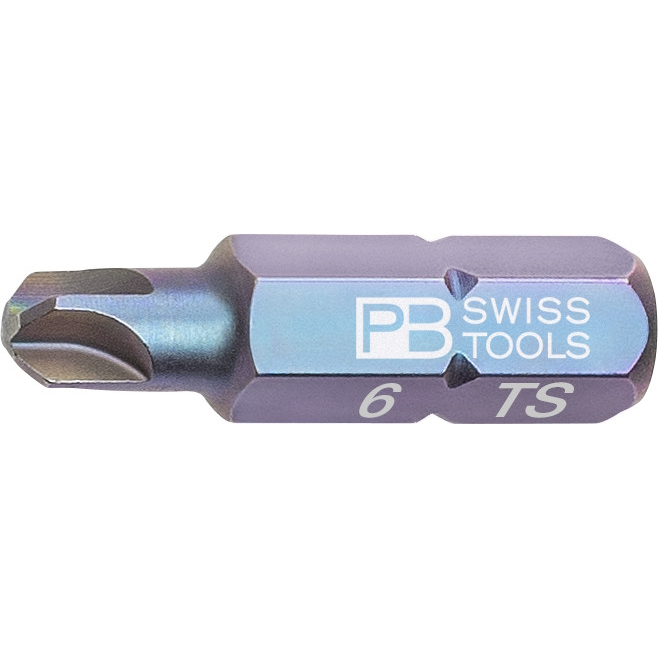 PB Swiss Tools C6.187/6 PrecisionBit Torq-Set, 25 mm lang, maat #6