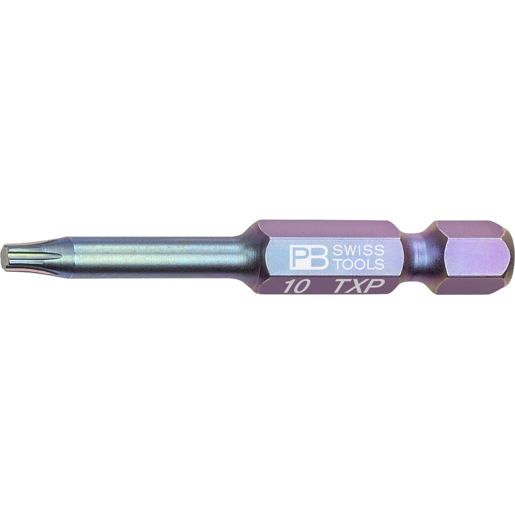 PB Swiss Tools E6.401/10 PrecisionBit Torx Plus, 50 mm lang, maat TXP10