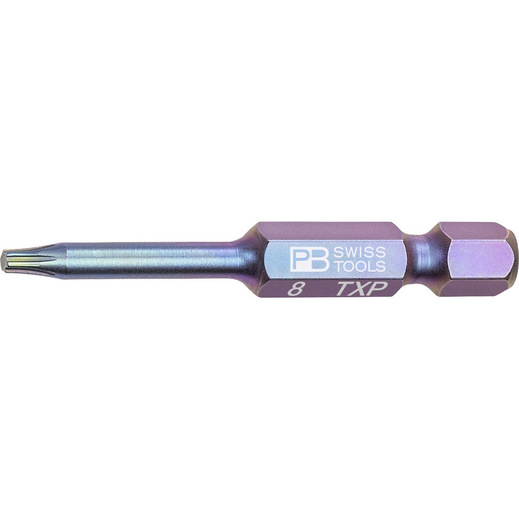 PB Swiss Tools E6.401/8 PrecisionBit Torx Plus, 50 mm lang, maat TXP8